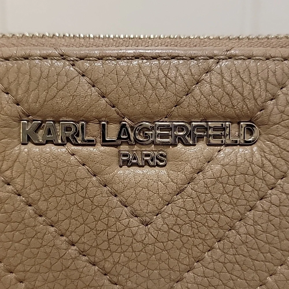 Karl Lagerfeld Crossbody Tan Purse - Picture 3 of 12